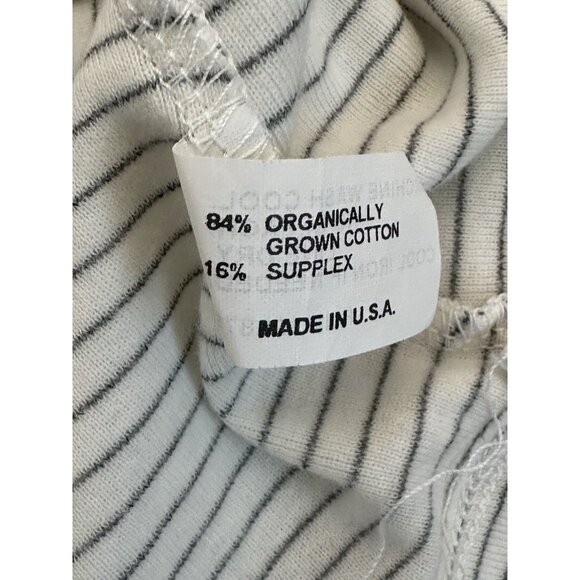 BLUE CANOE Organically Grow Cotton Pleat Tank Size Small Striped - Picture 8 of 10